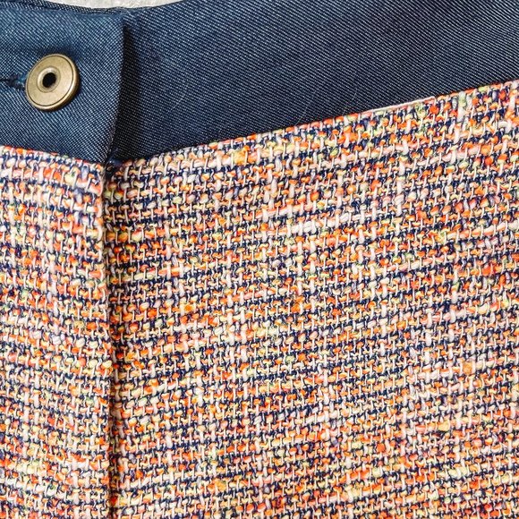 BRAND NEW Neon Tweed Shorts with Jean Trim - Picture 3 of 3